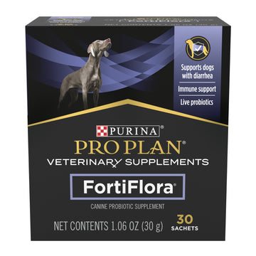 Purina Pro Plan Veterinary Supplements FortiFlora Dog Probiotic Supplement, Dog Nutritional Supplement