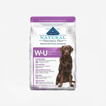 Blue Buffalo Natural Veterinary Diet W+U Weight Management + Urinary Care for Dogs - Dry