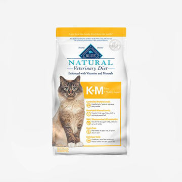 Blue Buffalo Natural Veterinary Diet K+M Kidney + Mobility Support For Cats - Dry