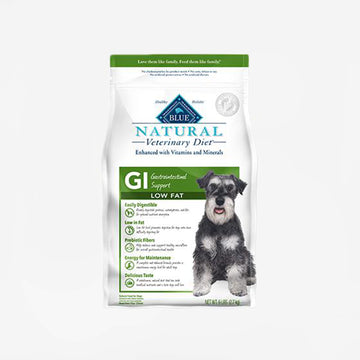 Blue Buffalo Natural Veterinary Diet GI Low Fat Gastrointestinal Support for Dogs - Dry