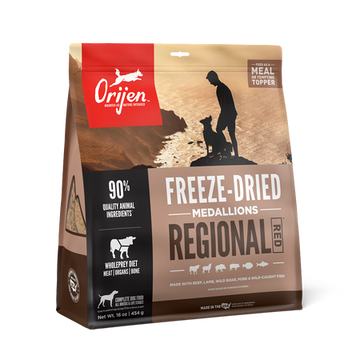 Orijen Regional Red Freeze-Dried Dog Food Medallions