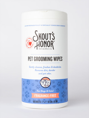 Skout's Honor Pet Grooming Wipes