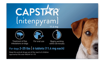 Capstar Flea Oral Treatment for Dogs 2-25lbs